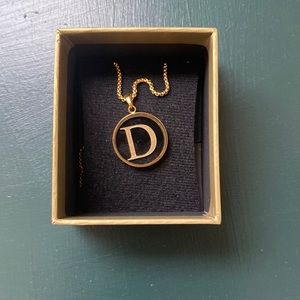 “D” Initial Necklace